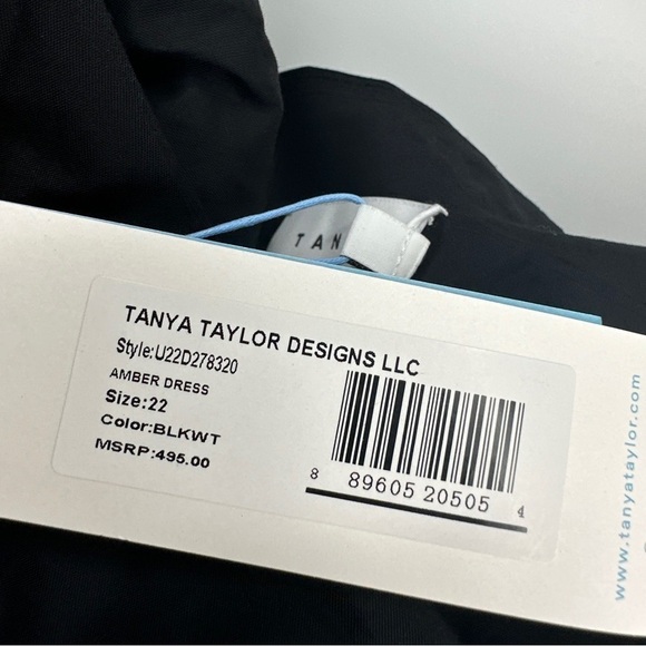 TANYA TAYLOR "Amber" Embroidered One Shoulder Mini Dress Plus Sz 22 $495 - Picture 5 of 5